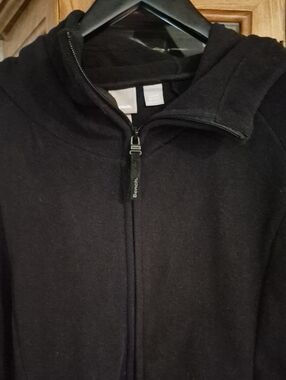 Bench Black Zip-Up Hooded Sweater